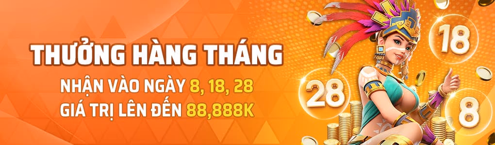 Banner khuyến mãi tại 8888J